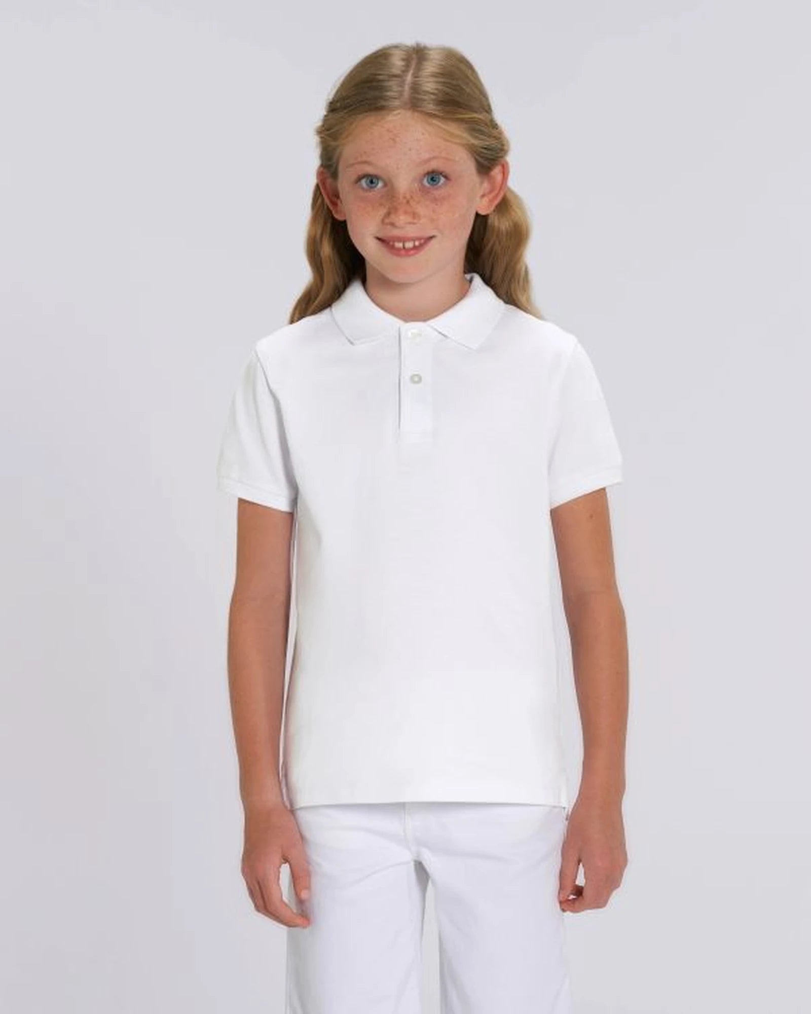 Polo dziecięce z bawełny organicznej Stanley/Stella Mini Sprinter z nadrukiem - 1